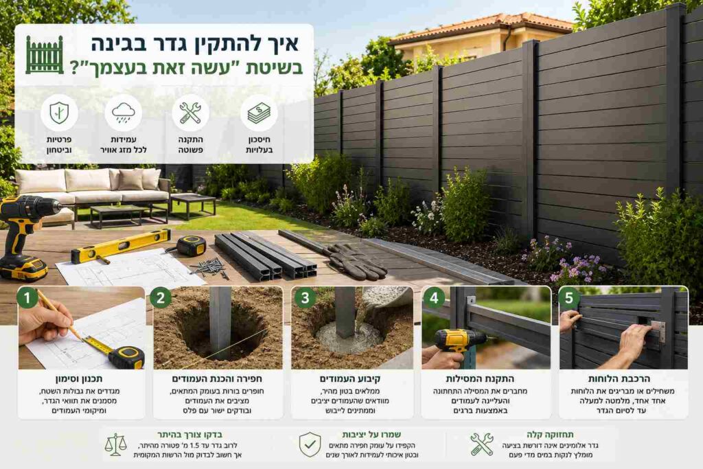 התקנת גדר