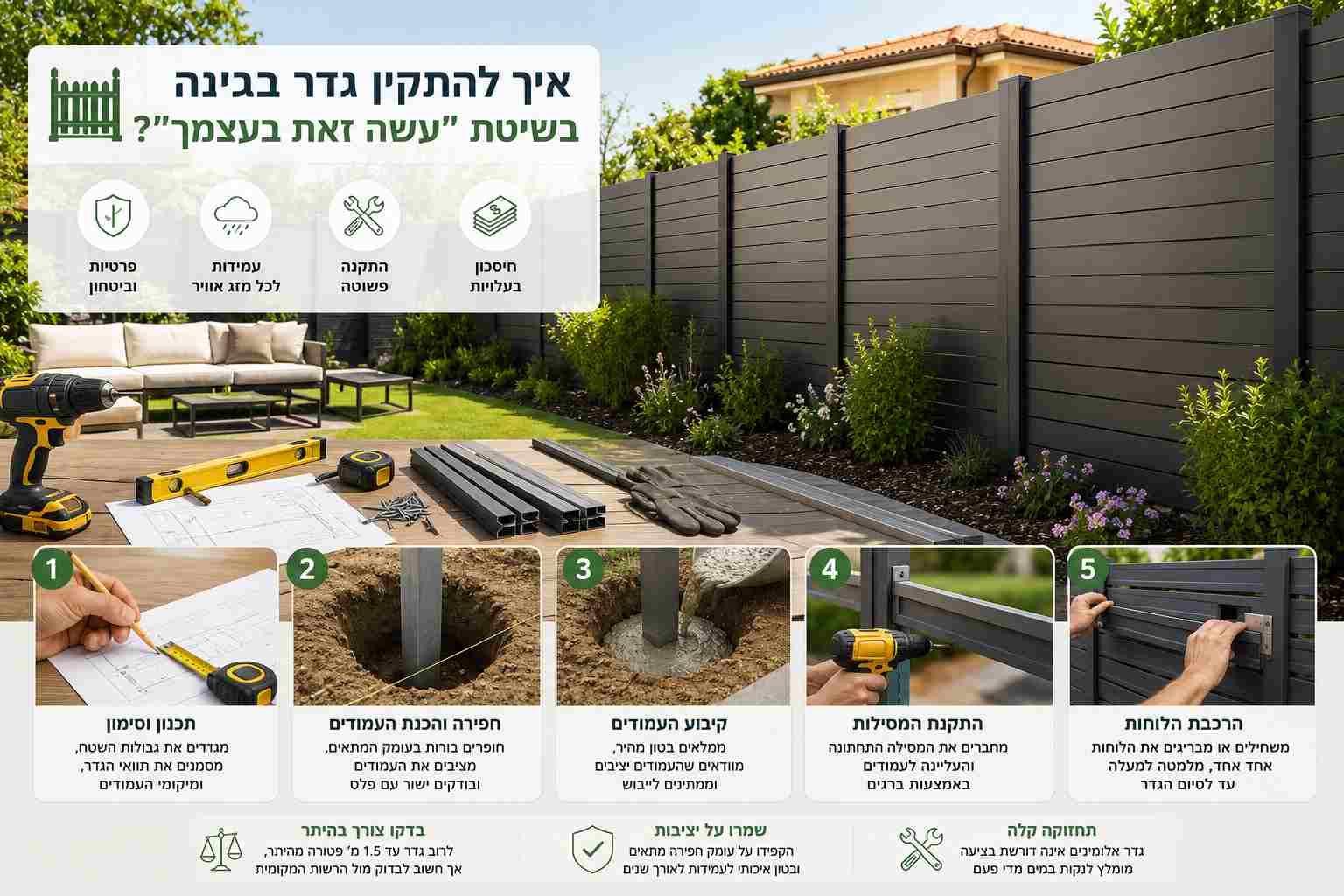 התקנת גדר